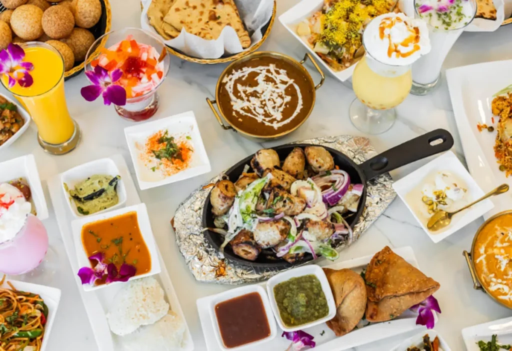 Indian food at lucky Dhaba